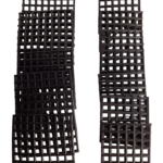 100 Rejillas de Drenaje Para Maceta Bonsai Negras