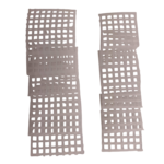 100 Rejillas de Drenaje Para Maceta Bonsai Transparentes