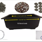 Kit De Trasplante Maceta Bonsai Grande Negra Sustrato
