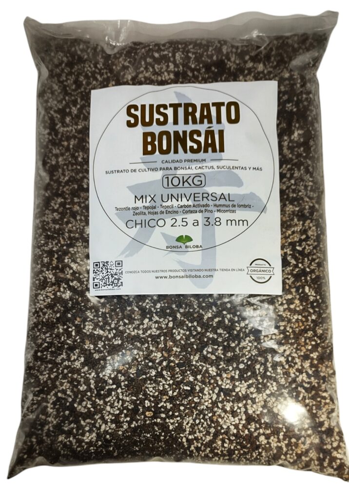 Sustrato Mix Para Bonsái Varios Tamaños 10 Kg 寿BONSAI BILOBA MÉXICO寿