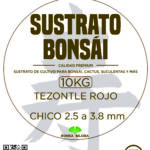 Sustrato Tezontle Rojo Diferentes Granulometrías Para Bonsái, Cactus 10kg